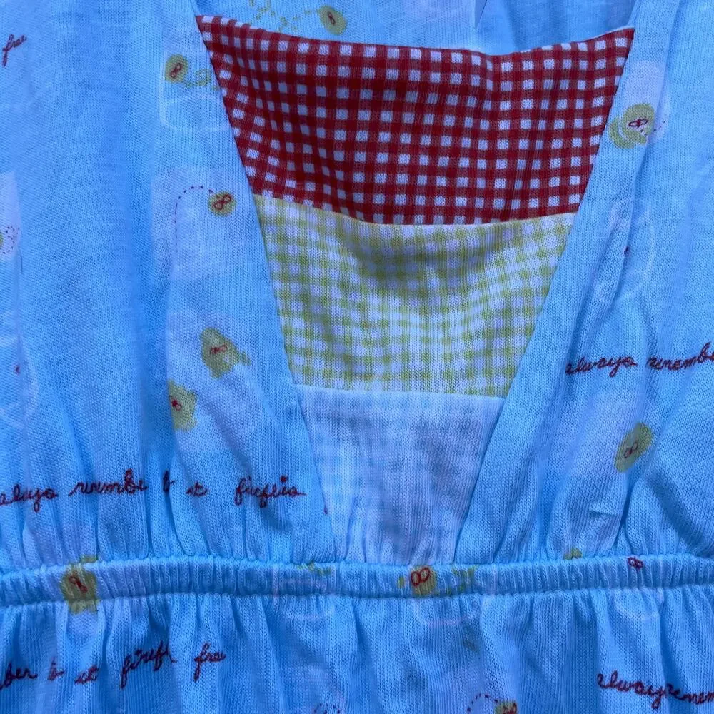 NEW Munki Munki Heather Ross Fireflies Dress Nightgown Youth XL (14)